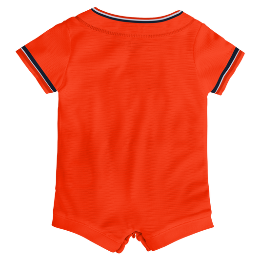 Detroit Tigers Nike Newborn Alternate Replica Romper Jersey - Orange
