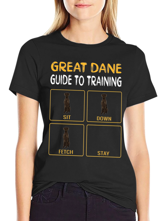 Great Dane Training Guide T-Shirt