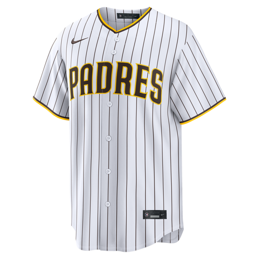 San Diego Padres Nike Home Replica Custom Jersey - White