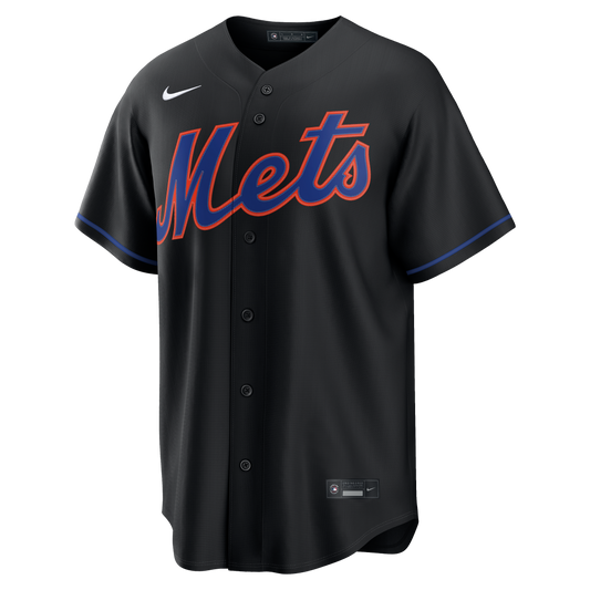 Francisco Lindor New York Mets Nike Alternate Replica Jersey - Black