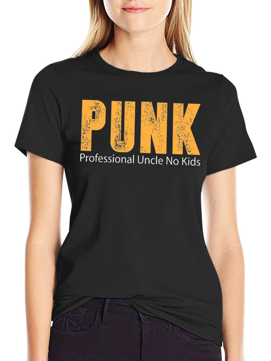 Punk Professional Uncle No Kids Graphic T-Shirt
