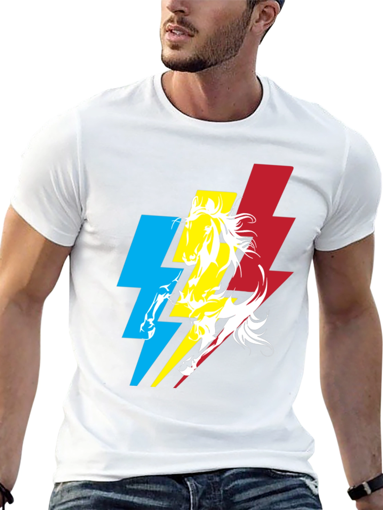 Lightning Horse Graphic Tee