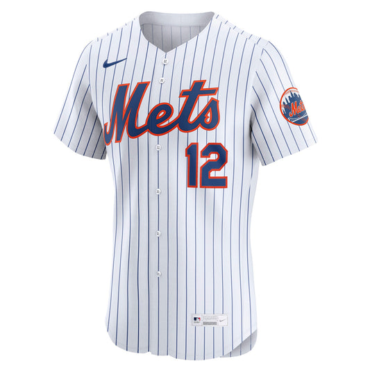 Francisco Lindor New York Mets Nike Home Elite Player Jersey - White