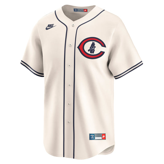 Seiya Suzuki Chicago Cubs Nike Throwback Cooperstown Collection Limited Jersey - Cream