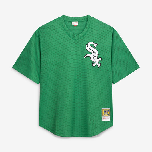 Frank Thomas Chicago White Sox Profile Big & Tall Cooperstown Collection Mesh Batting Practice Jersey - Kelly Green