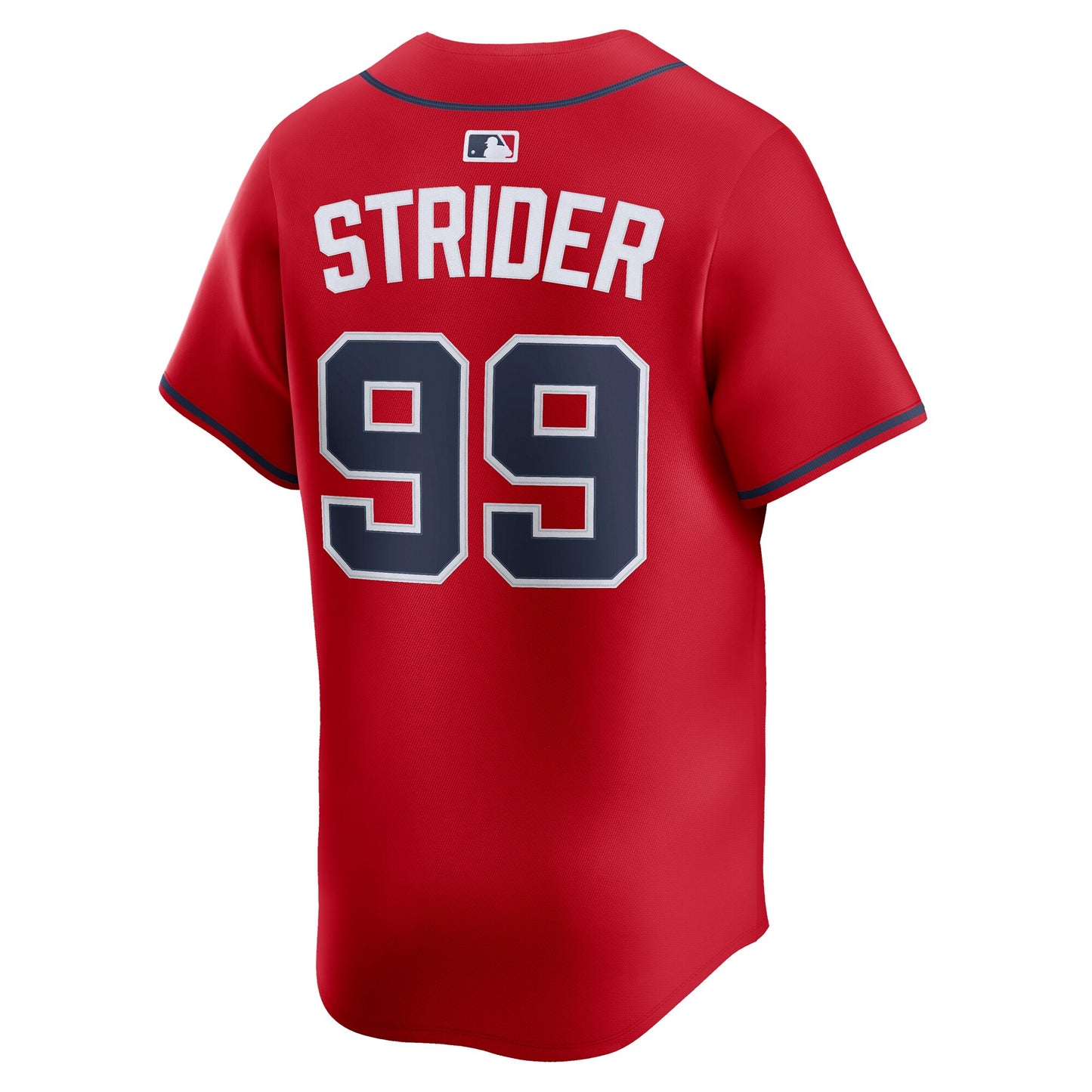 Spencer Strider Atlanta Braves Nike Alternate Limited Player Jersey - Red