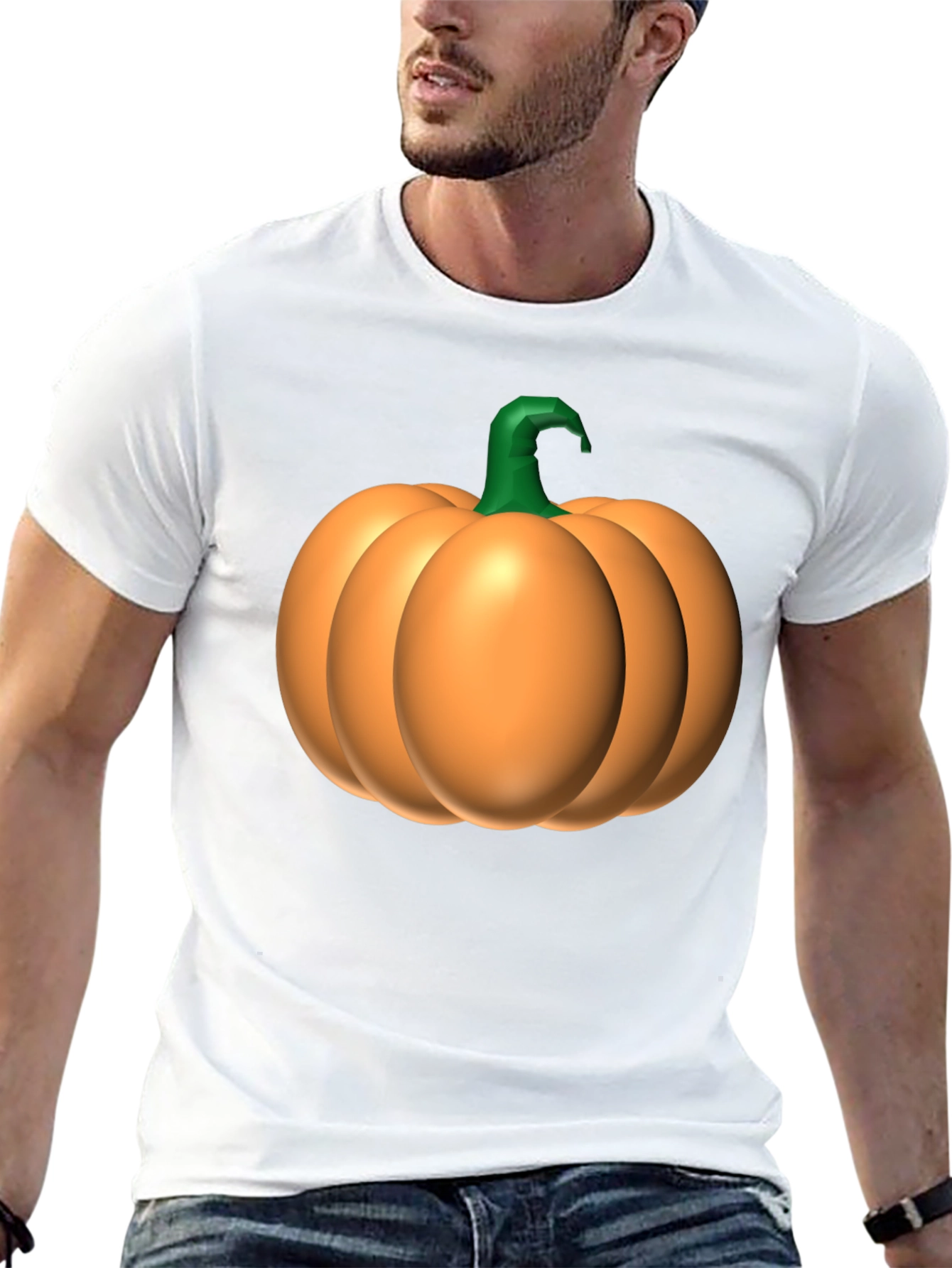 Pumpkin Graphic T-Shirt - Halloween Tee