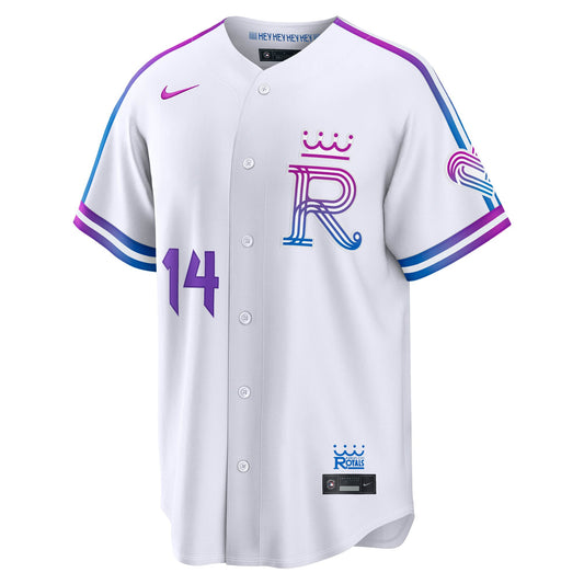 Jac Caglianone Kansas City Royals Nike 2026 City Connect Stadium Jersey - White