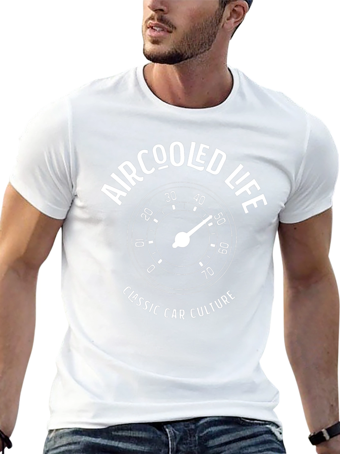 Aircooled Life Classic Car Culture Graphic T-Shirt