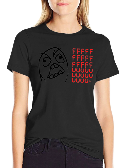 Rage Face Meme Graphic T-Shirt - Classic Internet Humor