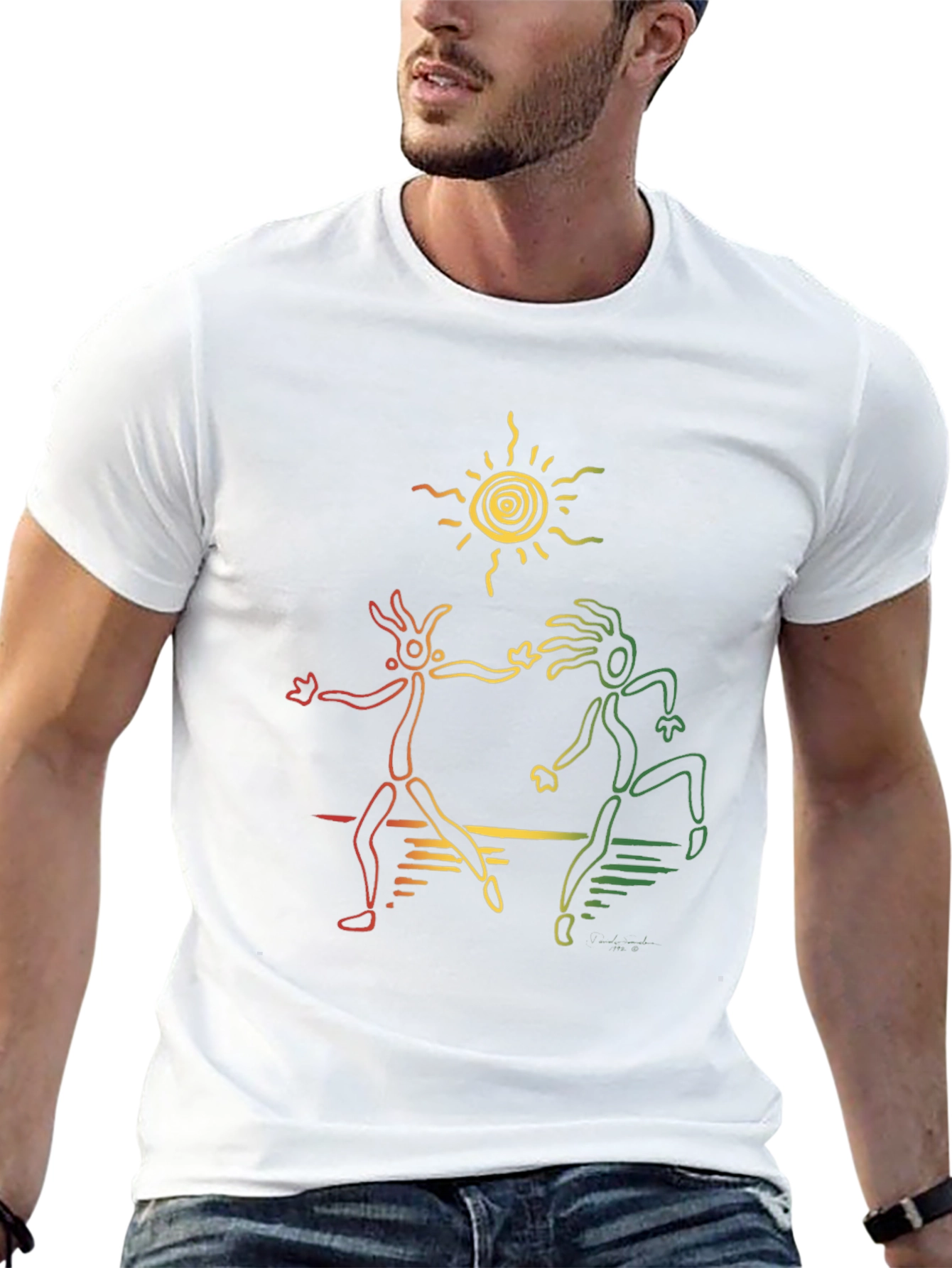 Rasta Dancers Black T-Shirt