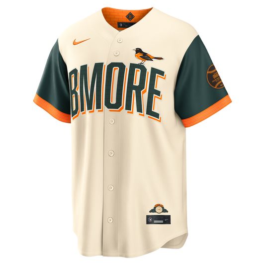 Baltimore Orioles Nike 2026 City Connect Stadium Jersey - Cream