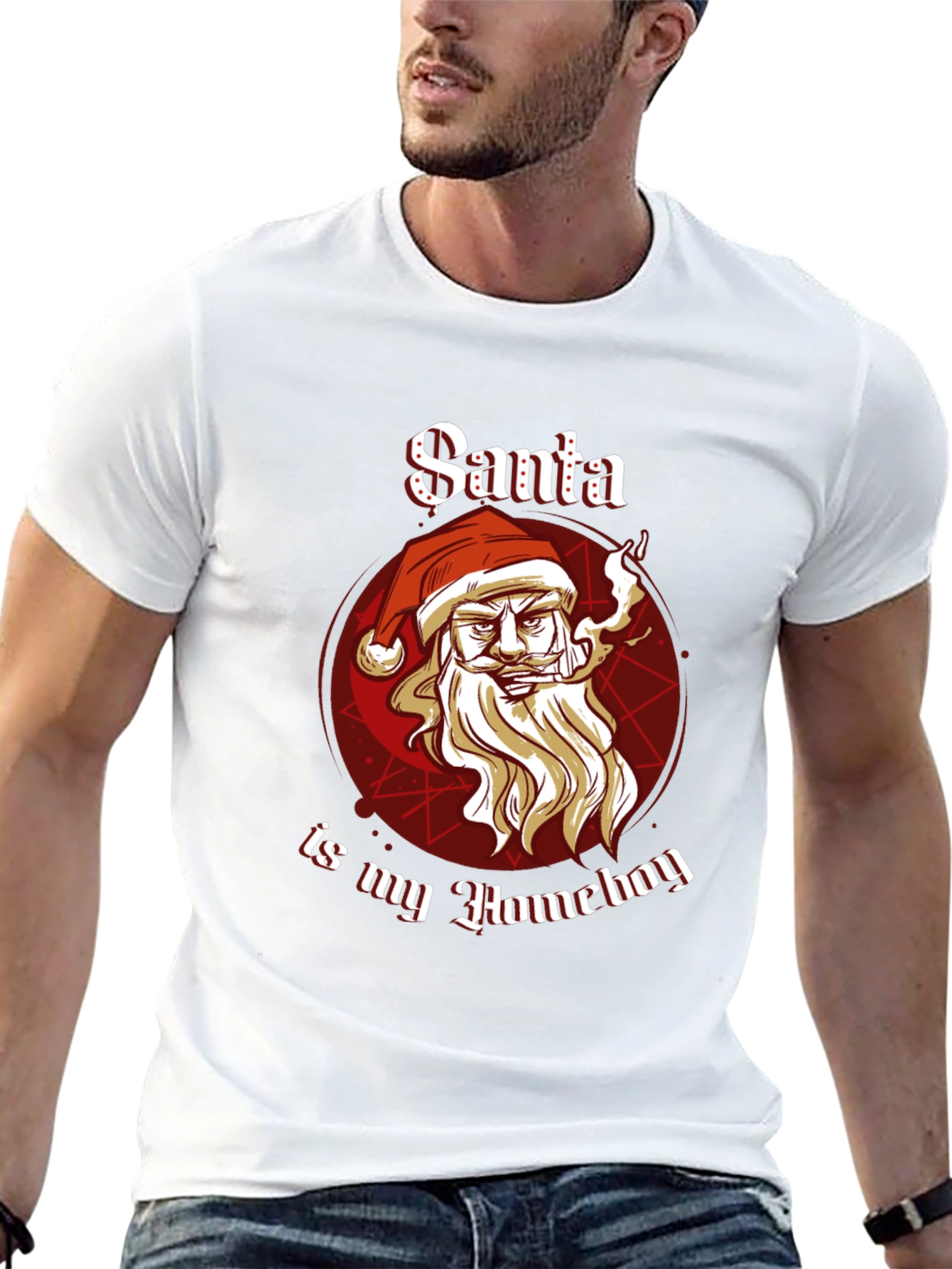 Santa Is My Homeboy Graphic T-Shirt