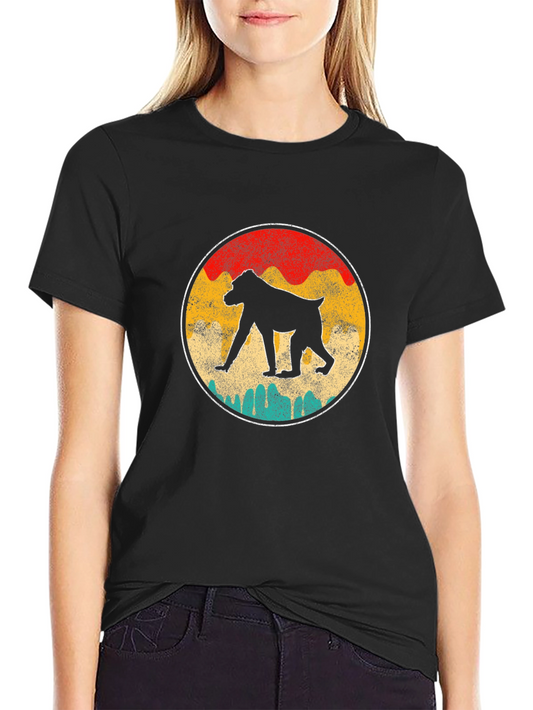 Retro Baboon T-Shirt - Vintage Style Graphic Tee