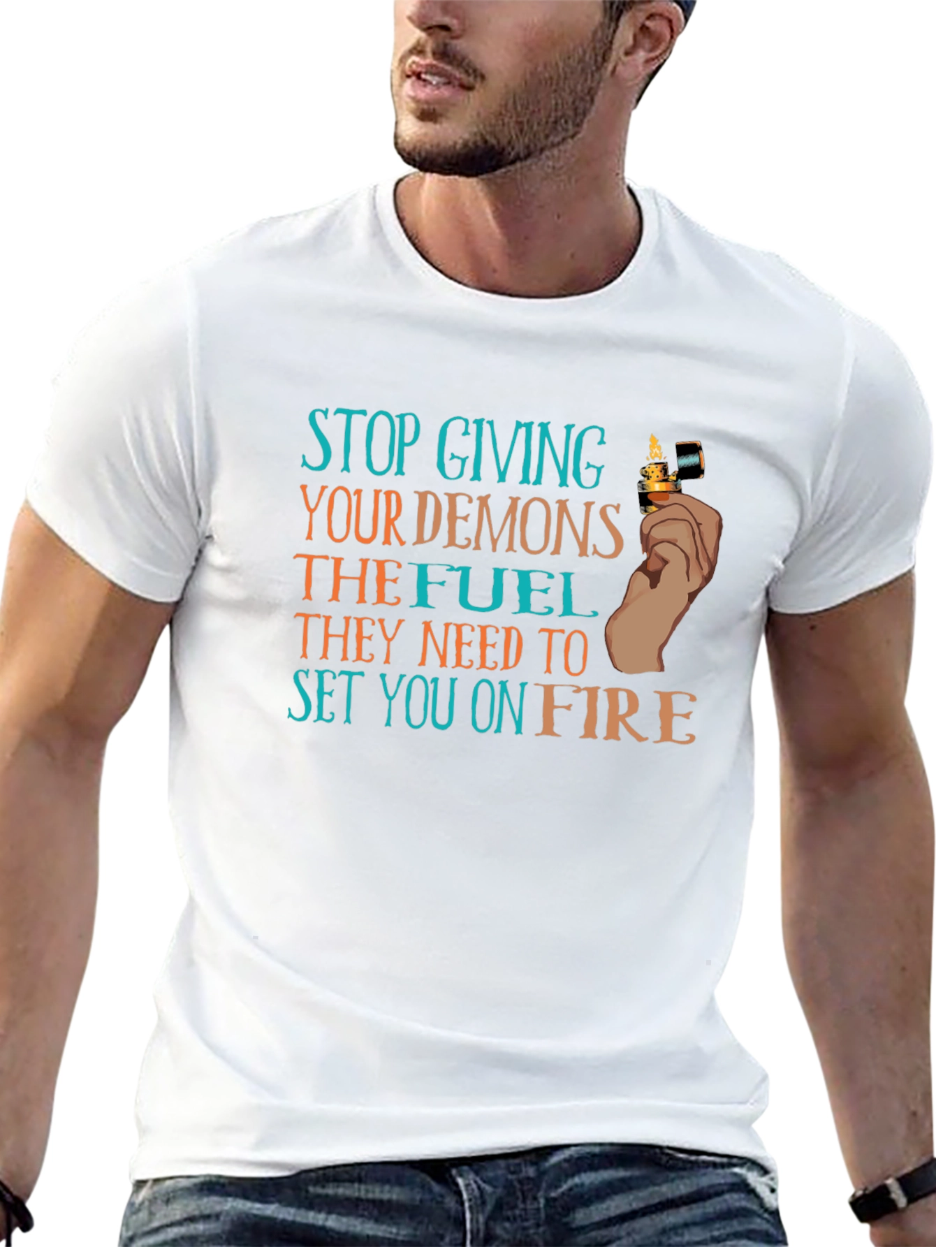 Demons Fuel T-Shirt Stop Giving Demons Fuel T-Shirt