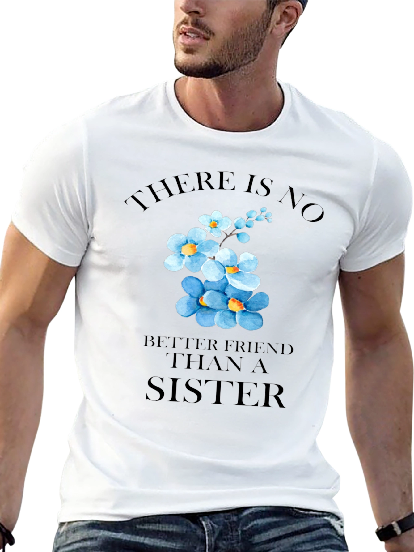 Sisterly Love T-Shirt - Floral Sister Gift