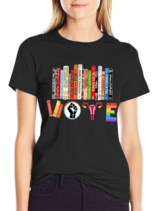 Feminist Book Lover Vote T-Shirt