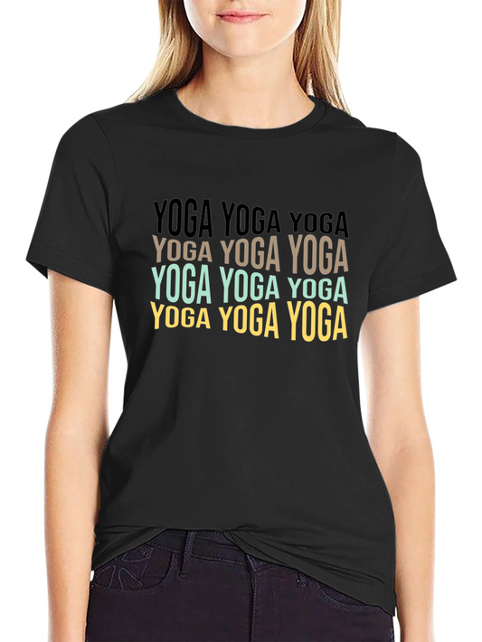 Yoga Graphic Print T-Shirt