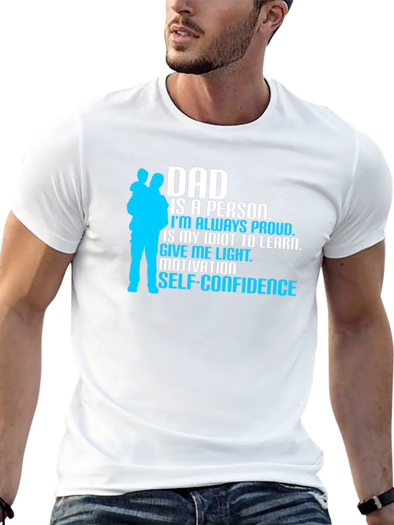 Dad Inspiration Black T-Shirt