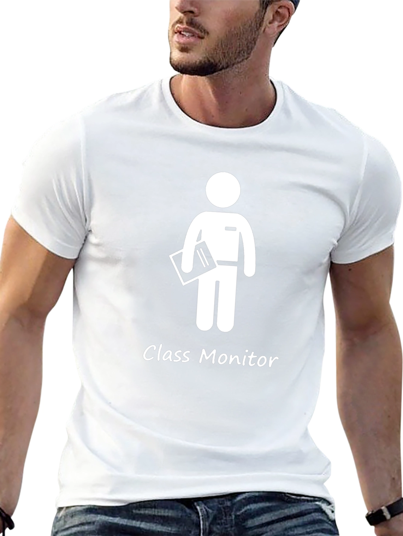 Class Monitor Graphic T-Shirt - Black