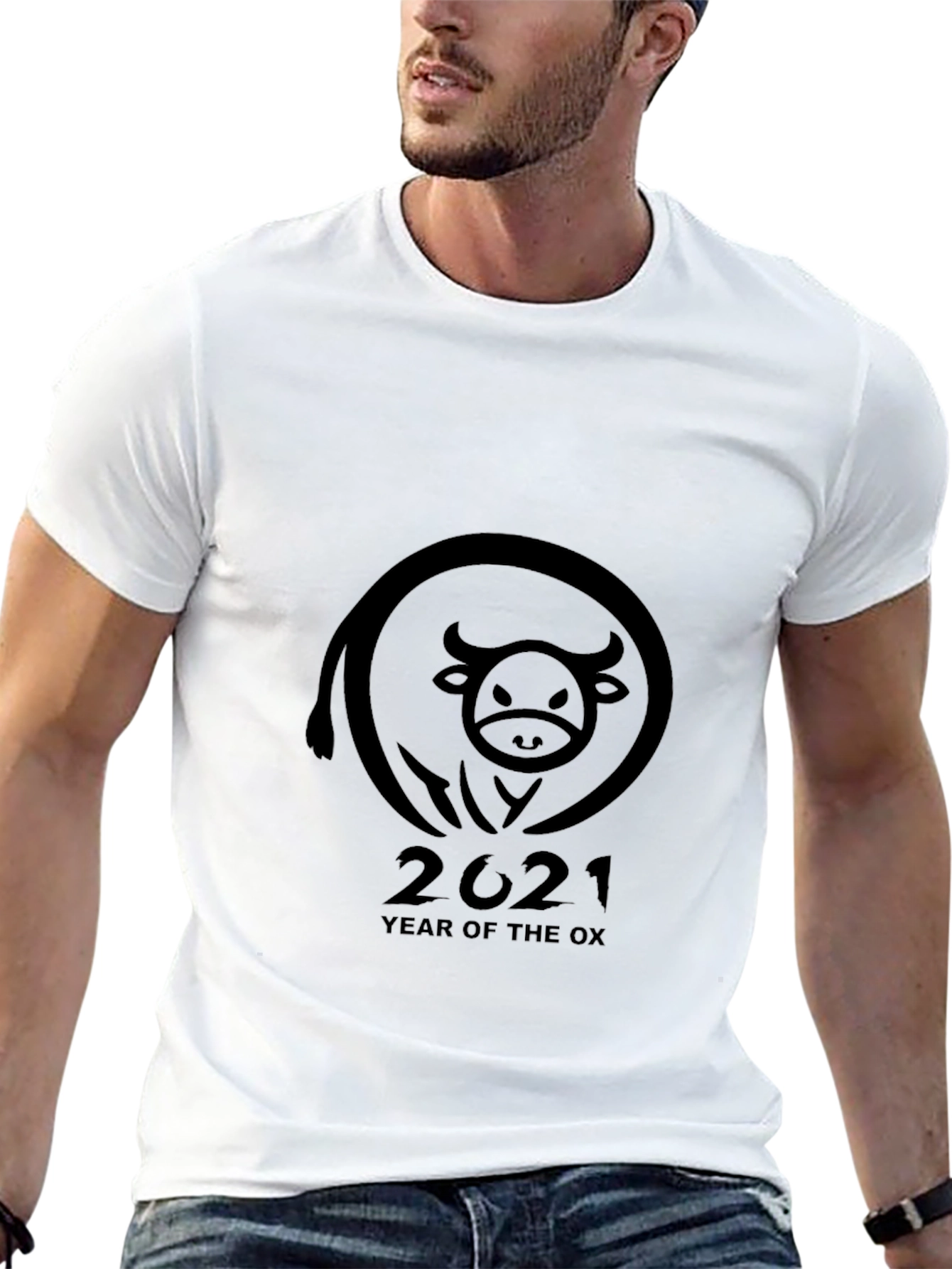 Year of the Ox 2021 Black T-Shirt