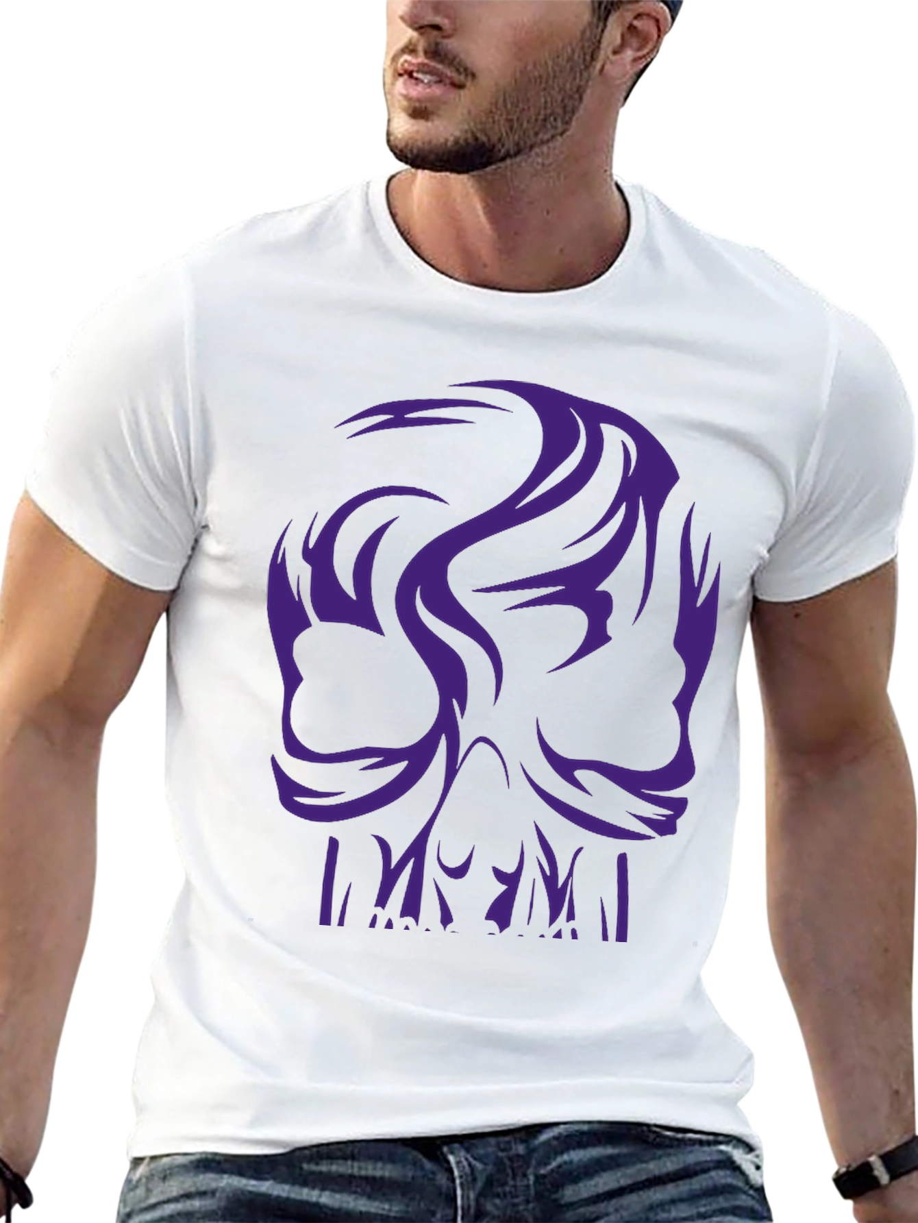 Skull Graphic Tee - Edgy Streetwear