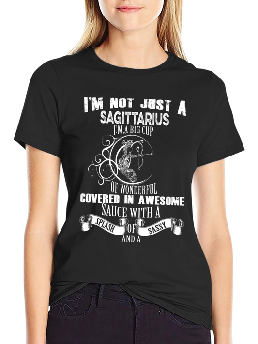 Sagittarius Zodiac Womens Graphic T-Shirt