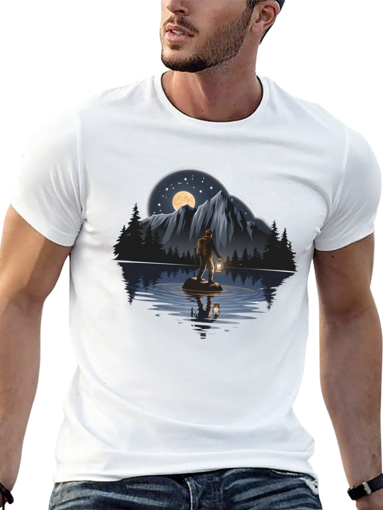 Night Hiker Graphic Tee