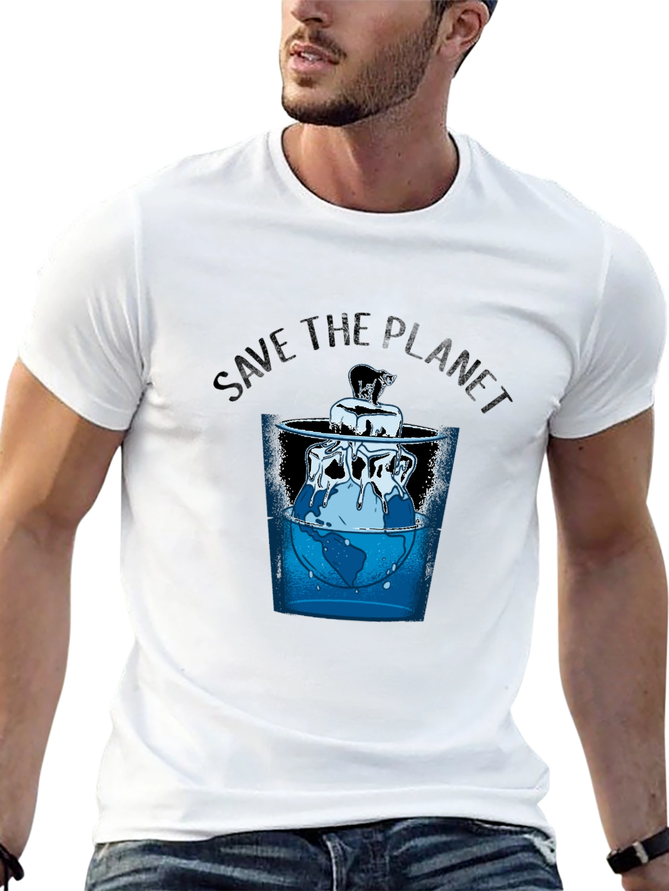 Save the Planet Graphic Tee - Global Warming Awareness