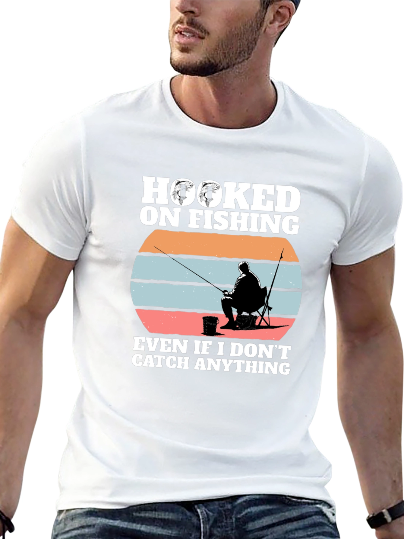 Hooked on Fishing Graphic Tee