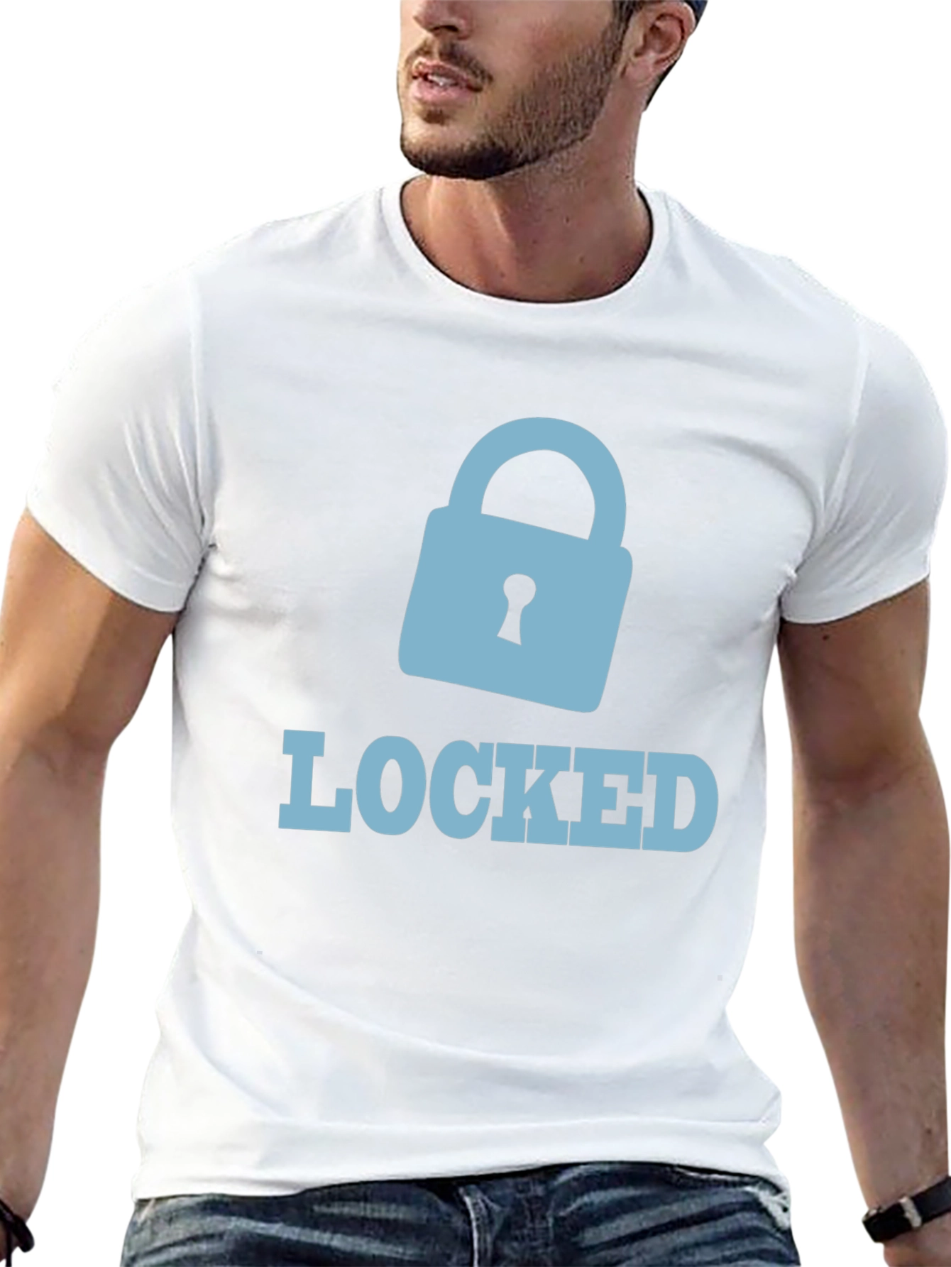 Locked Graphic Tee - Secure Style