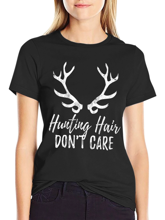 Hunting Hair Dont Care Graphic Tee