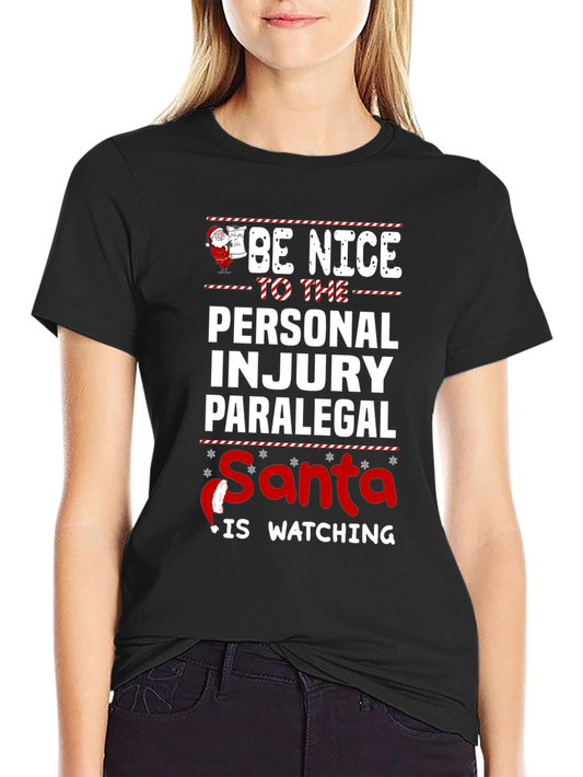 Personal Injury Paralegal Santa T-Shirt