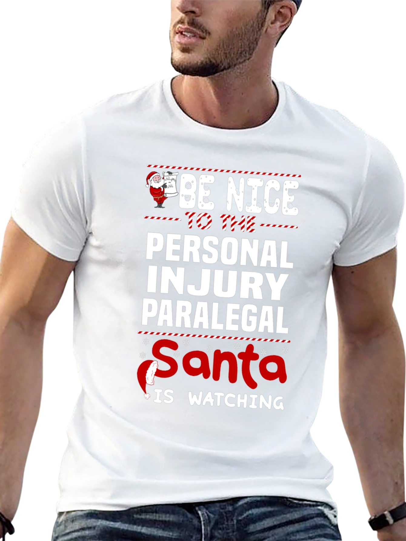 Personal Injury Paralegal Santa T-Shirt