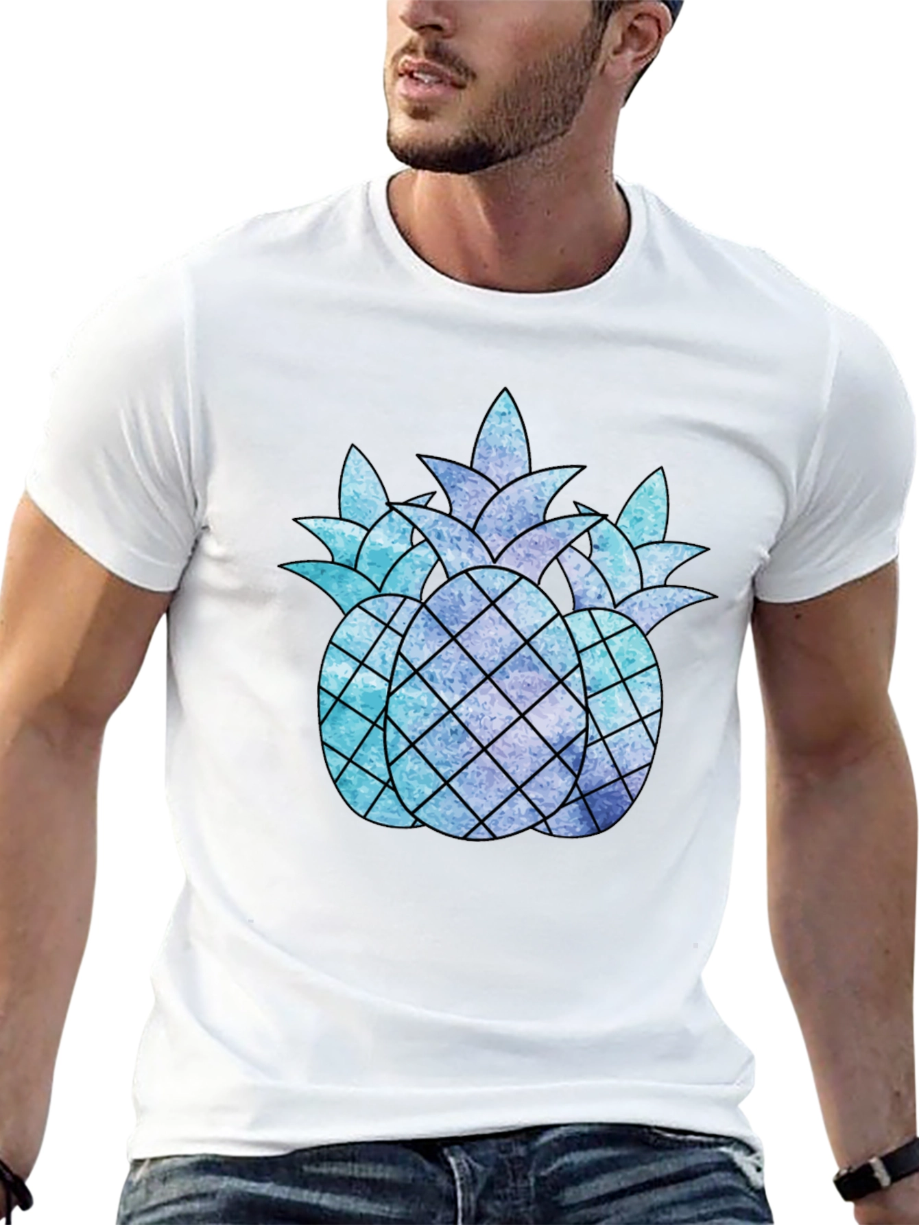 Pineapple Trio Graphic Tee - Cool & Stylish