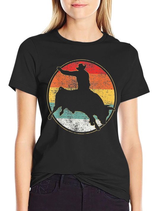 Vintage Rodeo Bull Rider T-Shirt