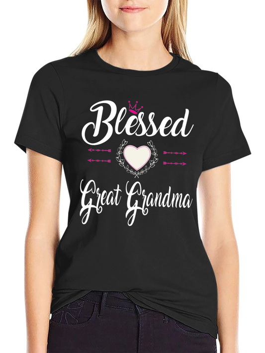 Blessed Great Grandma T-Shirt - Gift for Grandma