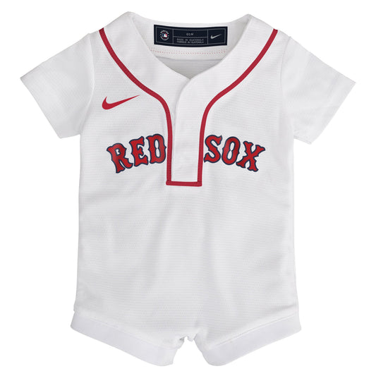 Boston Red Sox Nike Newborn Home Replica Romper Jersey - White