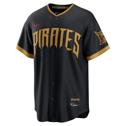 Bryan Reynolds Pittsburgh Pirates Nike 2026 City Connect Stadium Jersey - Black