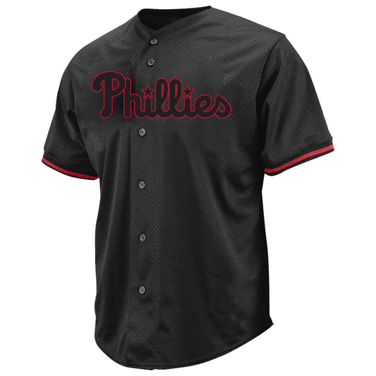 Bryce Harper Philadelphia Phillies Profile Big & Tall Pop Fashion Jersey - Black