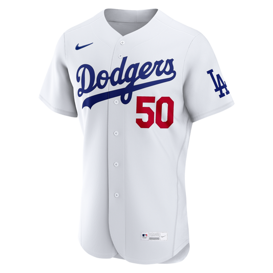 Mookie Betts Los Angeles Dodgers Nike Home Authentic Jersey - White