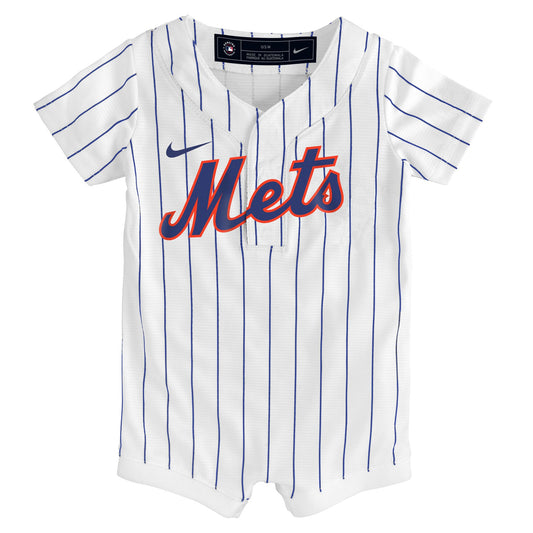 New York Mets Nike Newborn & Infant Home Replica Romper Jersey - White