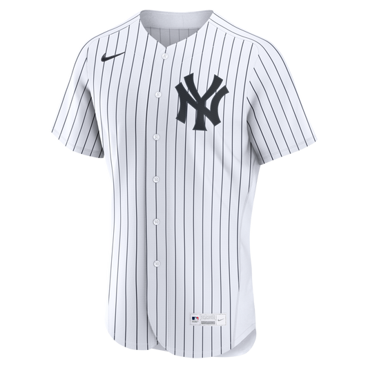 New York Yankees Nike Home Authentic Custom Jersey - White