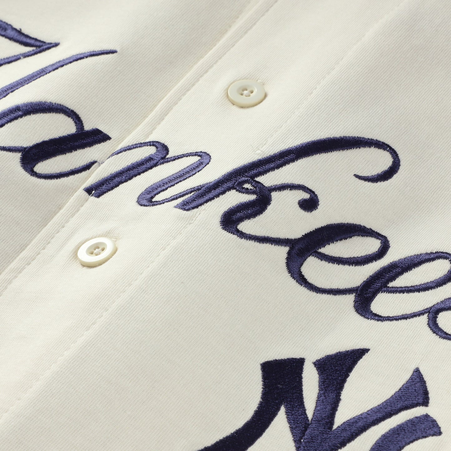 New York Yankees Profile Big & Tall Two-Color Fashion Jersey - Cream/Navy