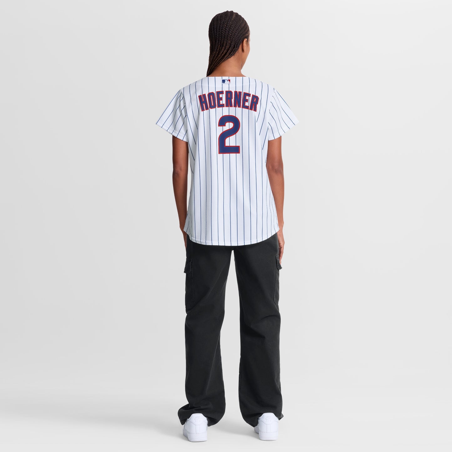 Nico Hoerner Chicago Cubs Nike Women's Home Replica Jersey - White