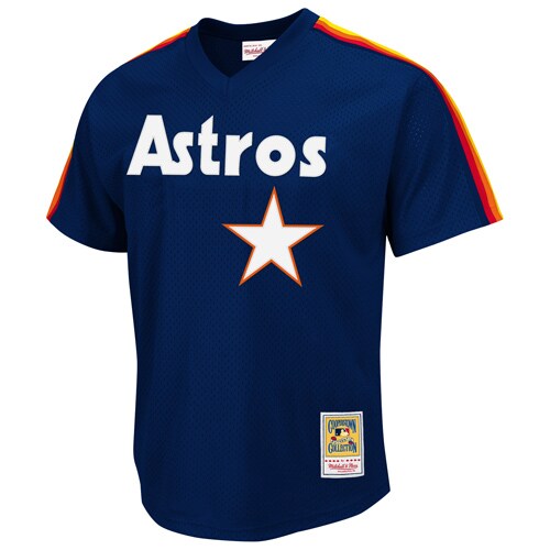 Nolan Ryan Houston Astros Mitchell & Ness Authentic Batting Practice Jersey - Navy
