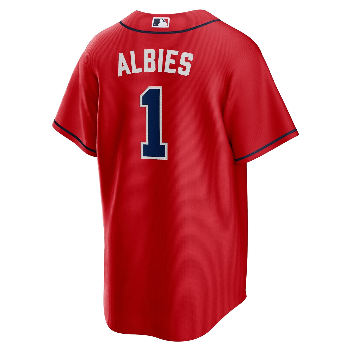 Ozzie Albies Atlanta Braves Nike Alternate 2 Replica Jersey - Red