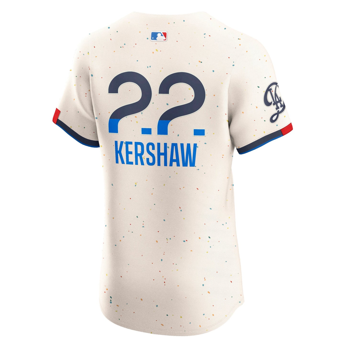 Clayton Kershaw Los Angeles Dodgers Nike City Connect Elite Jersey - Cream