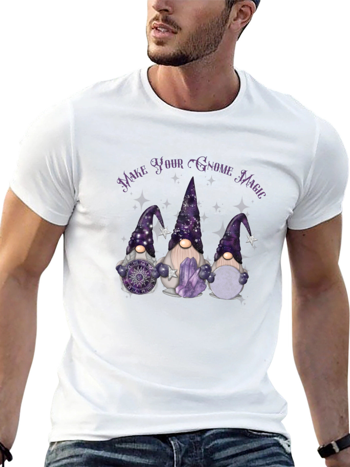 Gnome Magic T-Shirt - Unique Graphic Tee