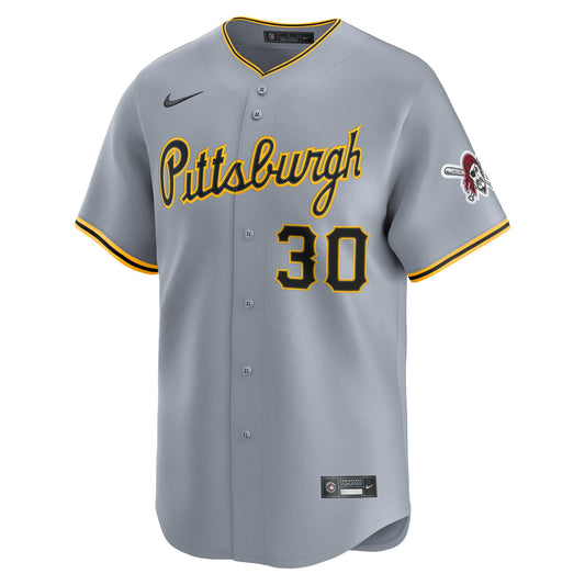 Paul Skenes Pittsburgh Pirates Nike Road Limited Player Jersey - Gray